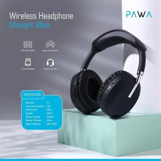 Pawa Thunk Overear Wireless Headphone